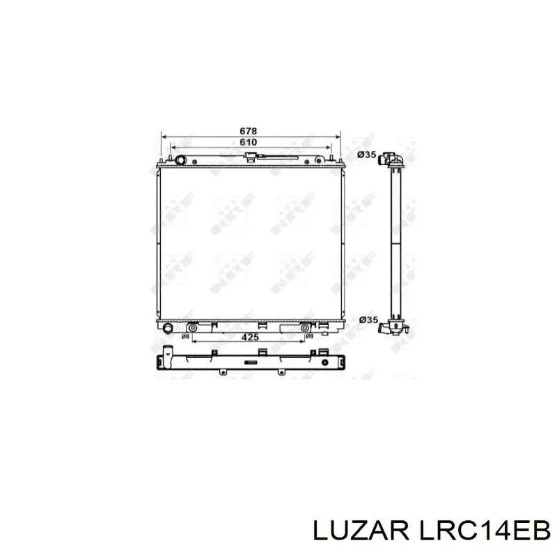 LRC14EB Luzar радиатор