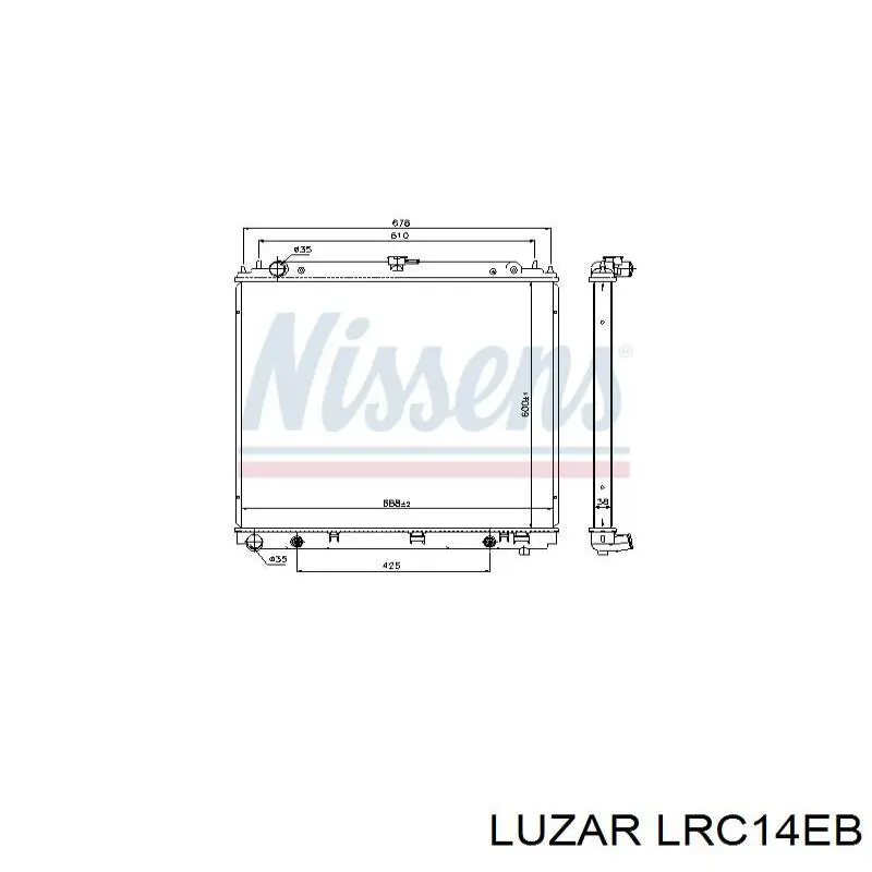Радиатор LRC14EB Luzar