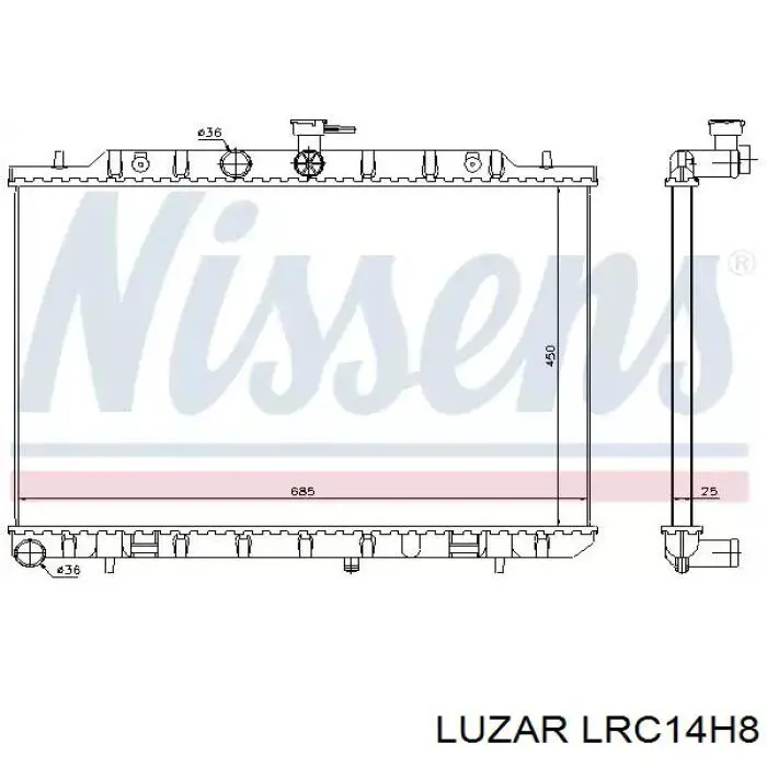 Радиатор LRC14H8 Luzar