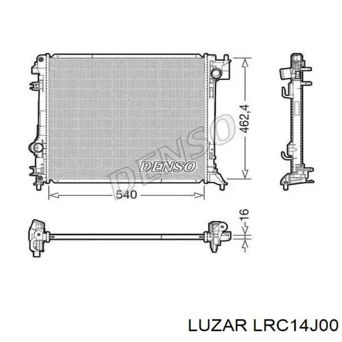 Радиатор LRC14J00 Luzar