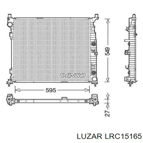 Купить LRC15165 Luzar Радиатор водяной