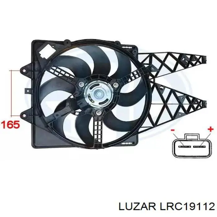 Радиатор охлаждения двигателя Luzar LRC19112 цена, от 73.00 USD
