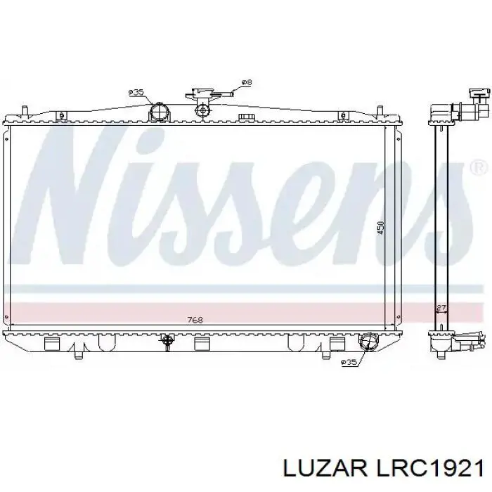 Compre LRC1921 Luzar Radiador de esfriamento de motor
