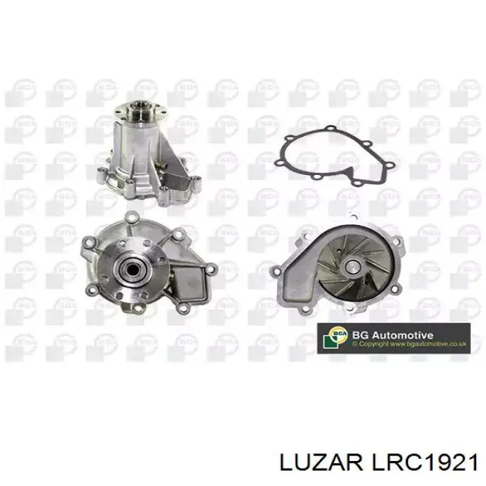 LRC1921 Luzar Radiador de esfriamento de motor