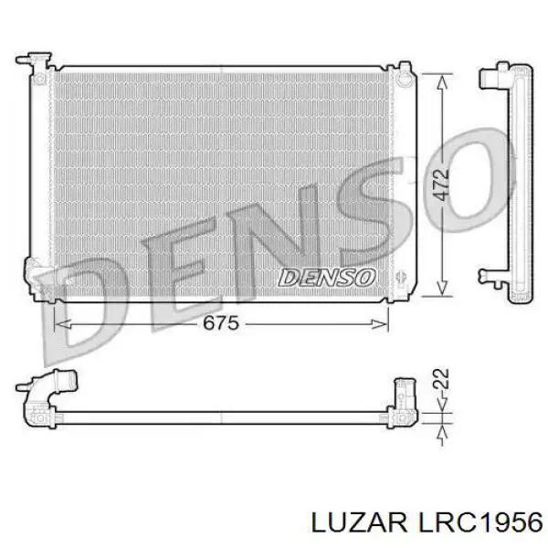 Радиатор LRC1956 Luzar