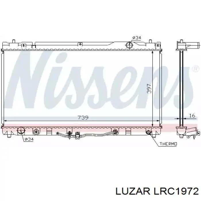 LRc1972 Luzar радиатор
