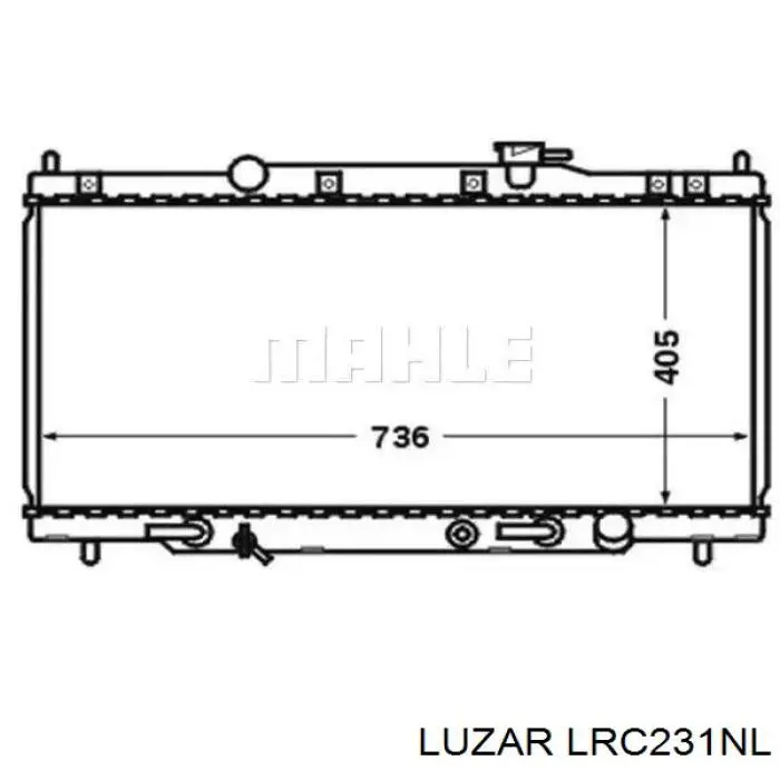 Радиатор LRC231NL Luzar