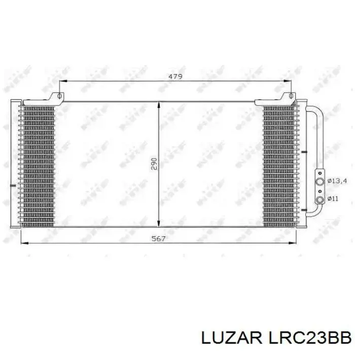 Радиатор LRC23BB Luzar