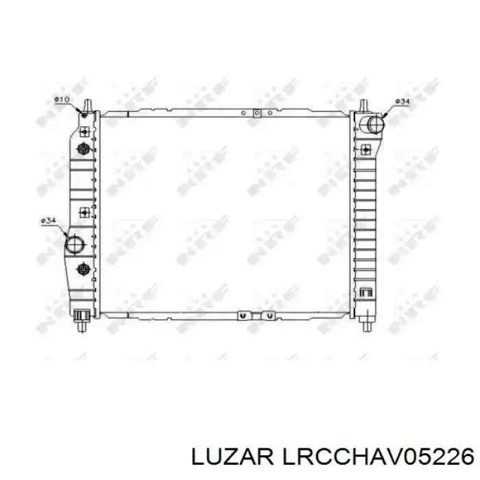 LRCCHAV05226 Luzar Радиатор основной