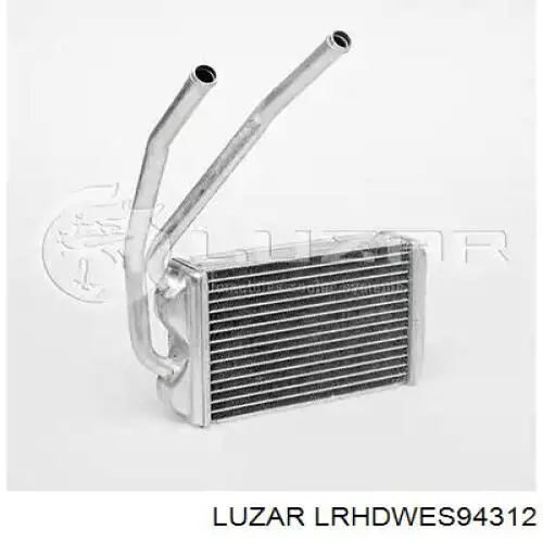 Радиатор печки (отопителя) Luzar LRHDWES94312