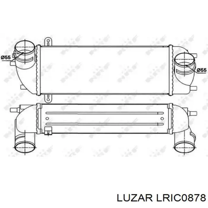 Купить LRIC0878 Luzar Интеркулер
