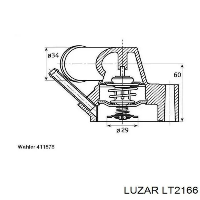 LT2166 Luzar termostato