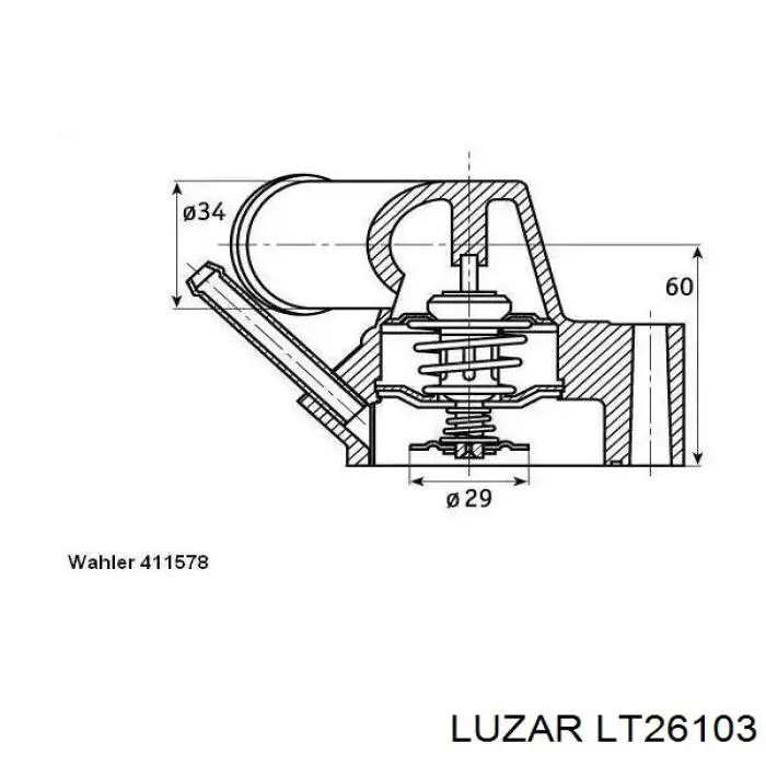Термостат LT26103 Luzar