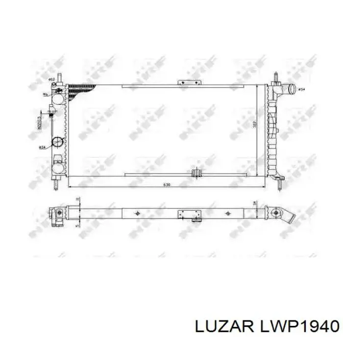 LWP1940 Luzar Насос водяной