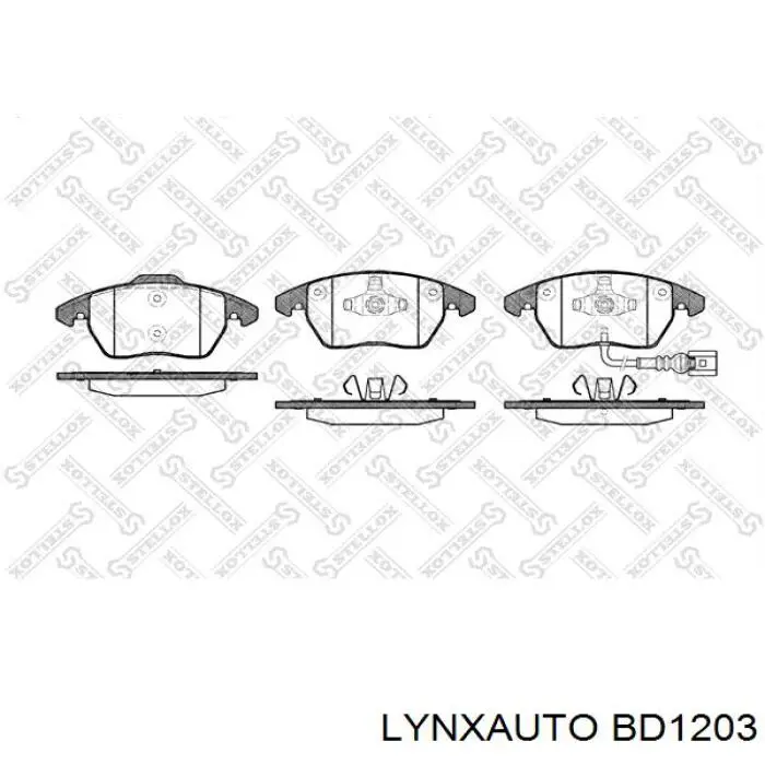 BD1203 Lynxauto колодки тормозные передние дисковые