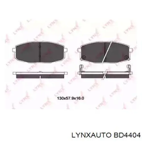 Передние тормозные колодки BD4404 Lynxauto