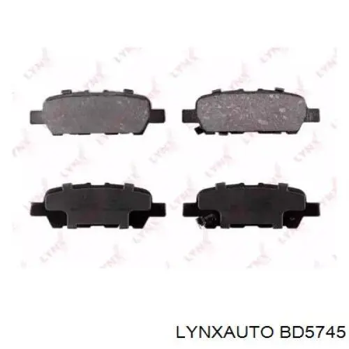 BD5745 Lynxauto sapatas do freio traseiras de disco