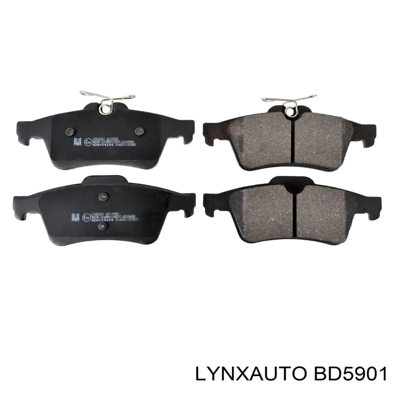 BD5901 Lynxauto колодки тормозные задние дисковые