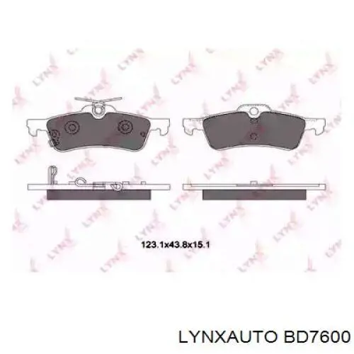DP1973 EBC Brakes Колодки тормозные дисковые комплект