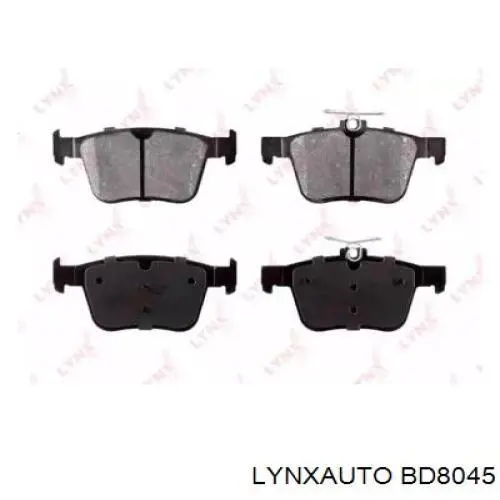 BD8045 Lynxauto Колодки тормозные дисковые комплект