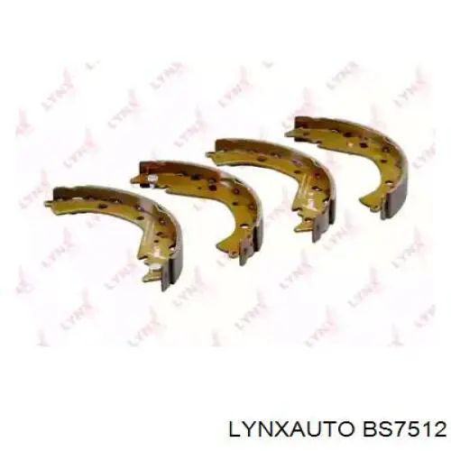 Купить BS7512 Lynxauto Задние барабанные тормозные колодки