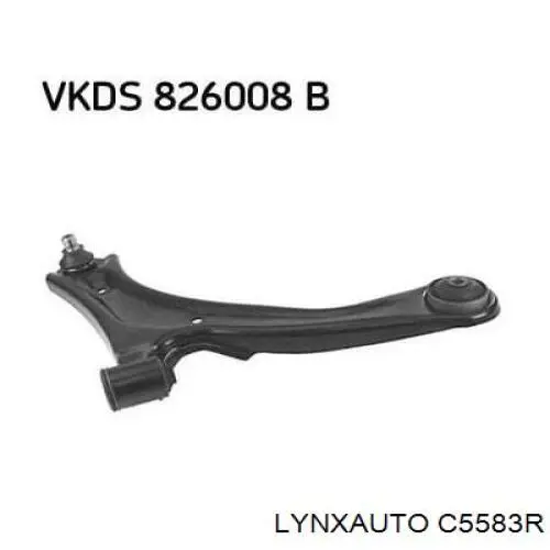 C5583R Lynxauto braço oscilante inferior direito de suspensão dianteira