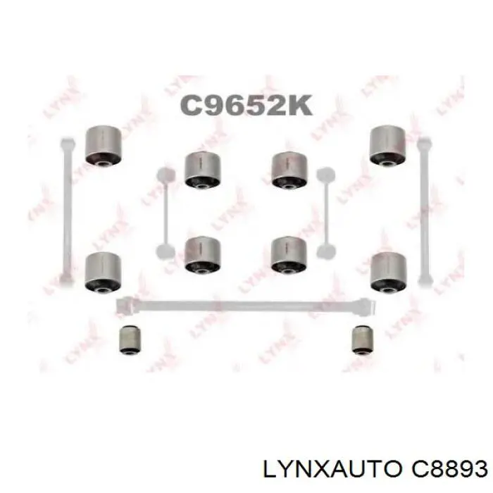 Сайлентблок заднего продольного верхнего рычага C8893 Lynxauto