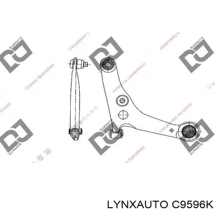 Сайлентблок передней подвески Lynxauto C9596K цена, от 84.73 USD