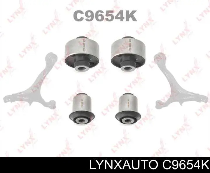 C9654K Lynxauto bloco silencioso dianteiro do braço oscilante inferior