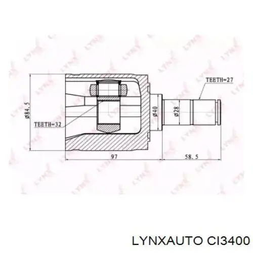 ШРУС внутренний передний правый CI3400 Lynxauto