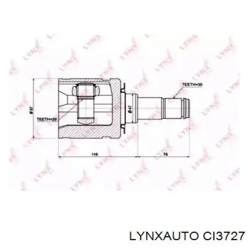 ШРУС внутренний передний CI3727 Lynxauto