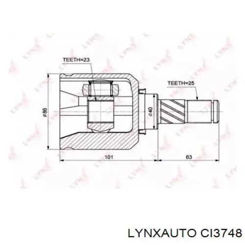 ШРУС внутренний передний CI3748 Lynxauto