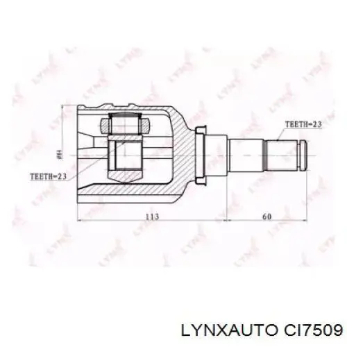 ШРУС внутренний передний правый CI7509 Lynxauto