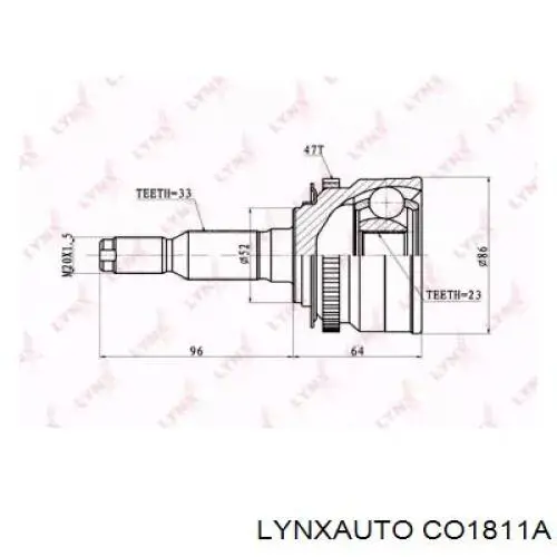 ШРУС наружный передний CO1811A Lynxauto