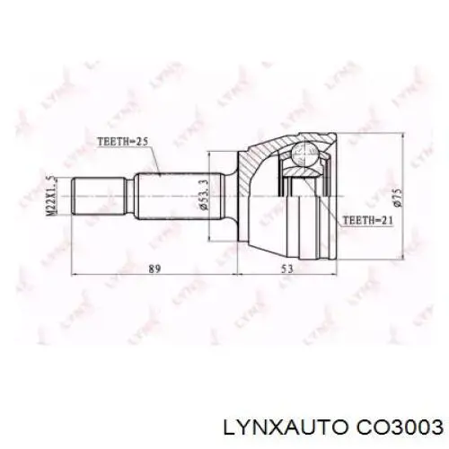 ШРУС наружный передний CO3003 Lynxauto