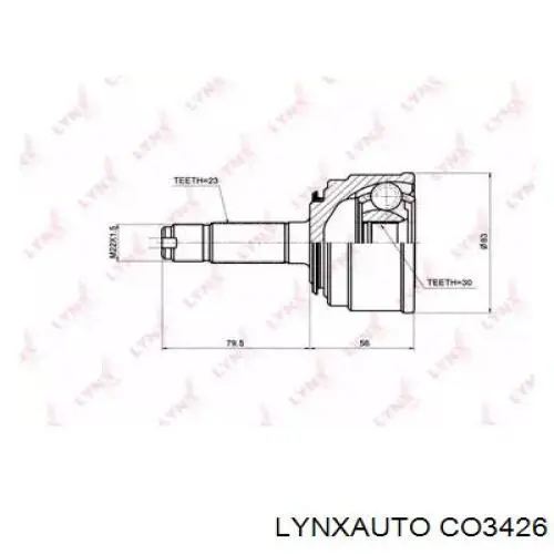 ШРУС наружный передний правый CO3426 Lynxauto