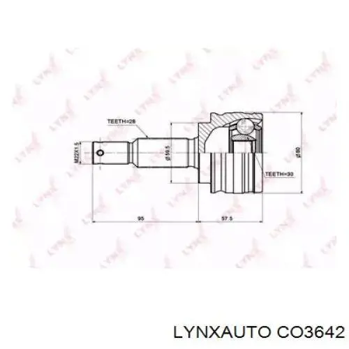 ШРУС наружный передний CO3642 Lynxauto