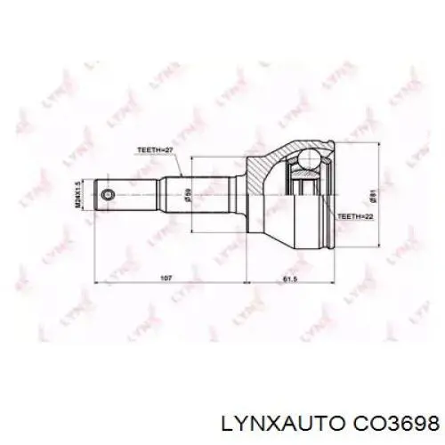 ШРУС наружный передний CO3698 Lynxauto