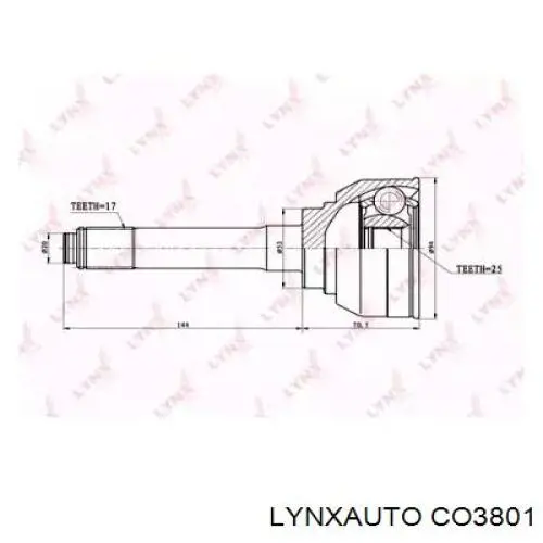 ШРУС наружный Ashika 6209912