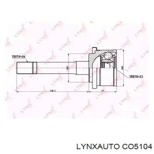 M02422510A Mazda Наружная граната