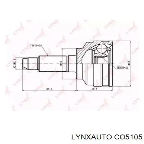 ШРУС наружный передний CO5105 Lynxauto