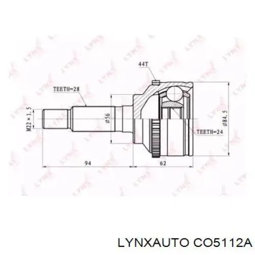 GD3022610 Mazda ШРУС внешний задний