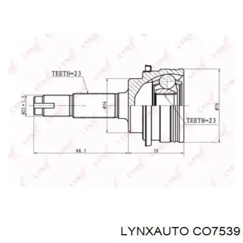 ШРУС наружный передний CO7539 Lynxauto