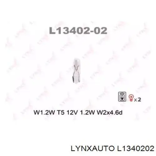 L1340202 Lynxauto лампочка щитка (панели приборов)