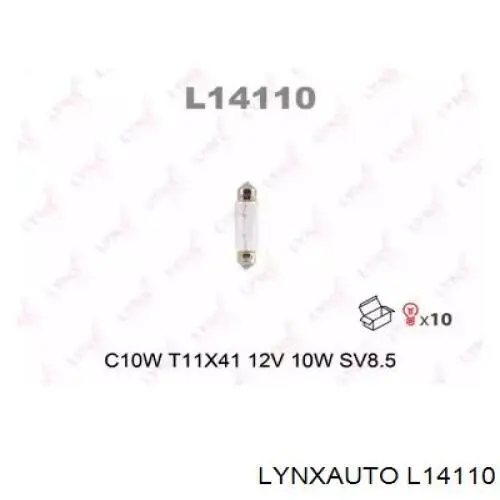 L14110 Lynxauto лампочка плафона освещения салона/кабины