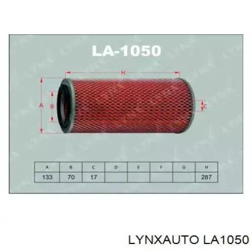 Воздушный фильтр LA1050 Lynxauto