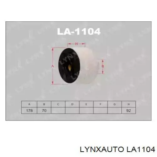 LA1104 Lynxauto воздушный фильтр