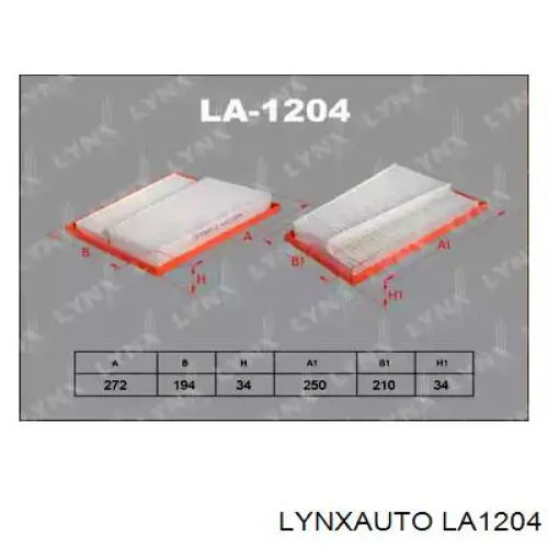 LA1204 Lynxauto воздушный фильтр