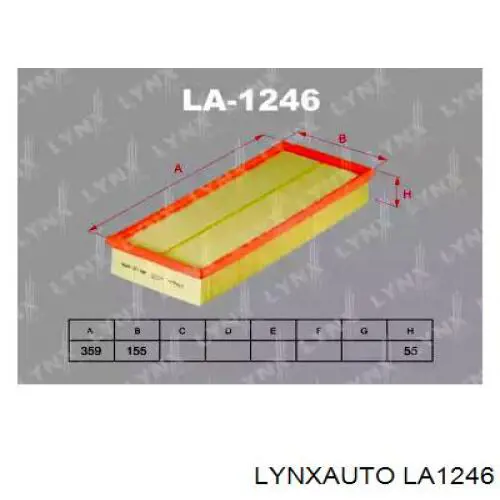 LA1246 Lynxauto воздушный фильтр