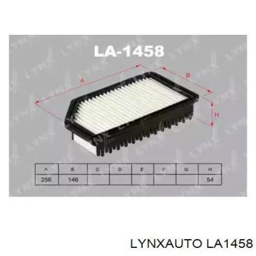 LA1458 Lynxauto воздушный фильтр
